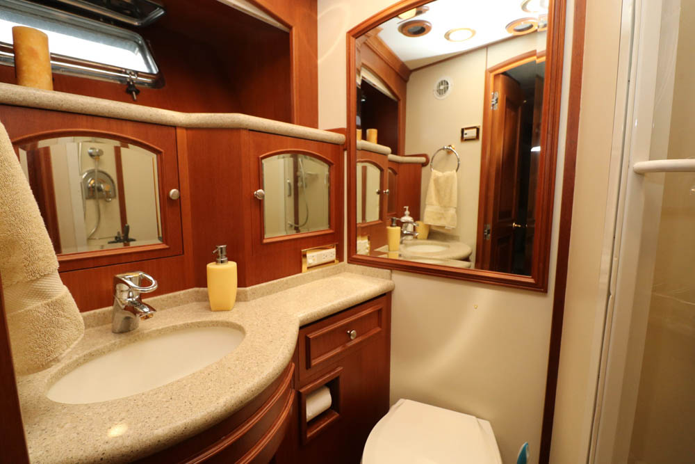72 Grand Banks Aleutian stateroom