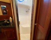 2007 41' American Tug Flybridge head
