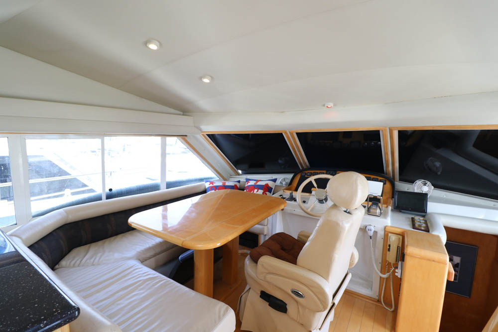 2001 50' Navigator captain chair