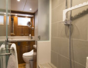 80 offshore pilothouse bathroom