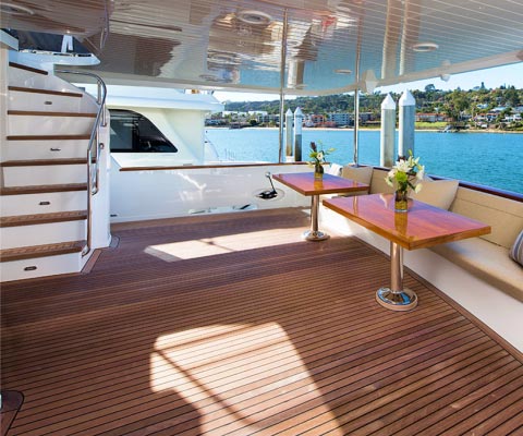 offshore yachts exterior furnishing