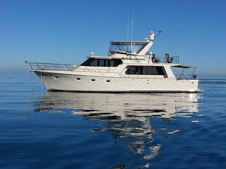 1990 55' offshore pilothouse