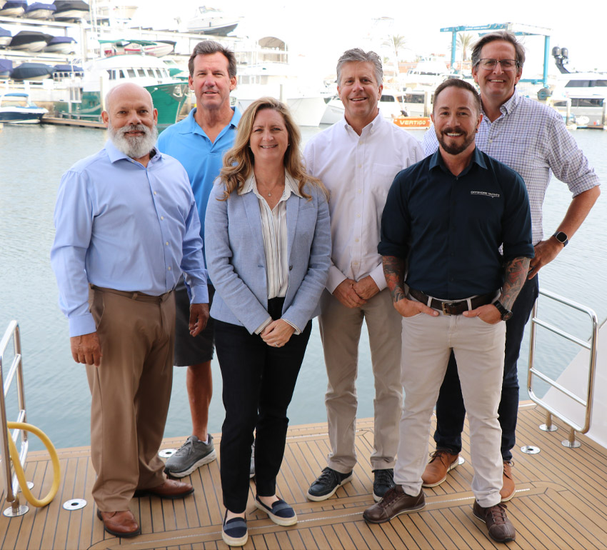 olson yacht group team photo