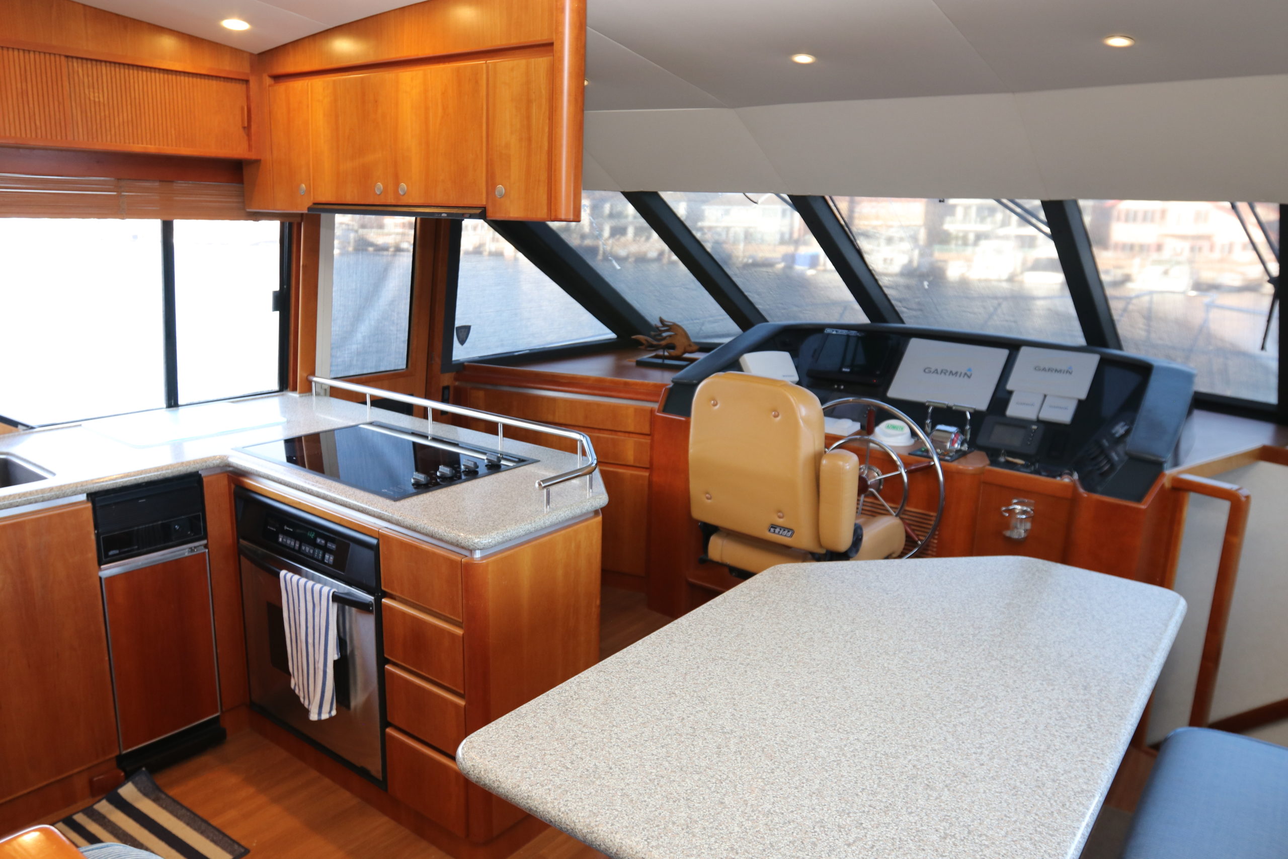 West Bay Sonship 58 Galley looking forward