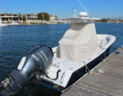 24 Regulator at dock with cover